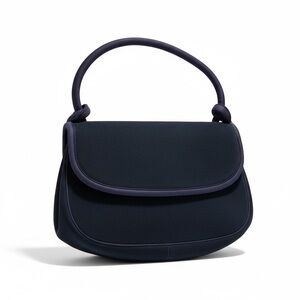 Rare Vintage  Coblentz Navy Velvet and Satin Handbag